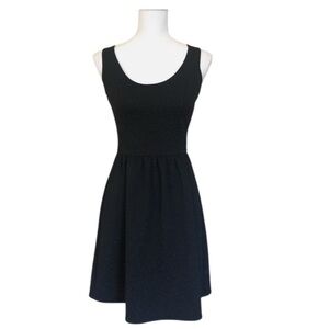 Anthropologie HD in Paris Black Mini Dress Sparkly Sleeveless 
S NWT
